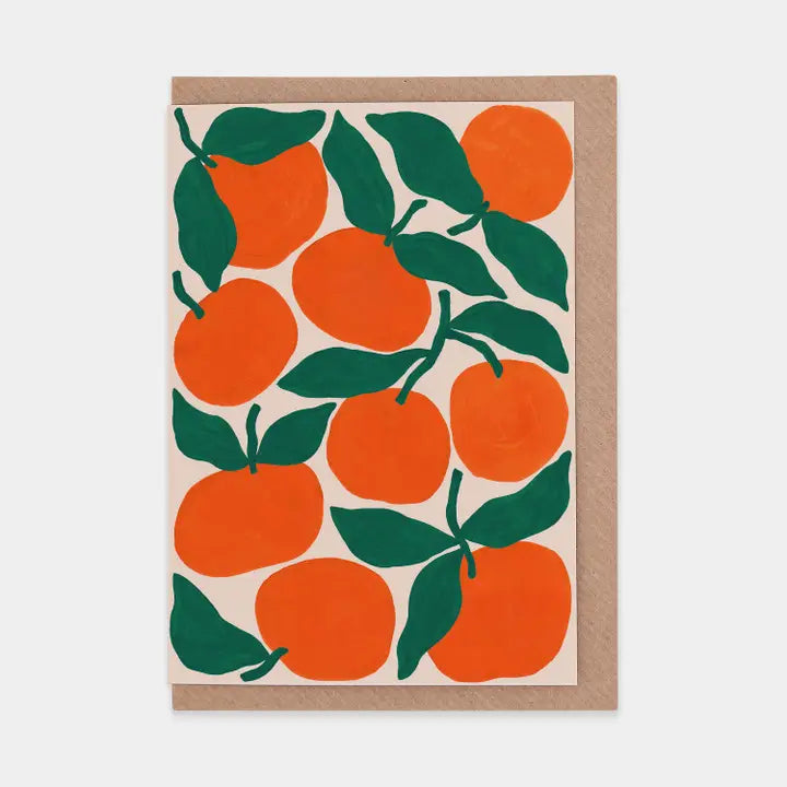 Tangerines graphacly arranges. Greeting cards to compose sweet messages and can be kept and displayed because of how beautiful the designs are. They come blank inside, so you have all the control over the messages. They come from a variety of vendors, but they are all visually stunning.