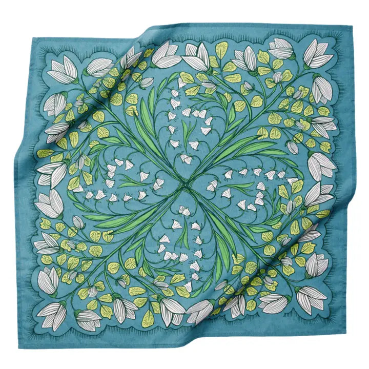 Bandanas that have gorgeous color schemes with fun decorative floral elements that will look great on an person. Bandanas are incredibly versatile for styling and these are 100% cotton. Find these at Huset Shop on Abbot Kinney in Venice Beach California a scandinavian store for everything you want to shop.