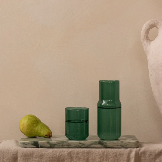 Tinted Glass Carafe, Colored, Scandi Style, Design, Decor, Gift Ideas, Summer