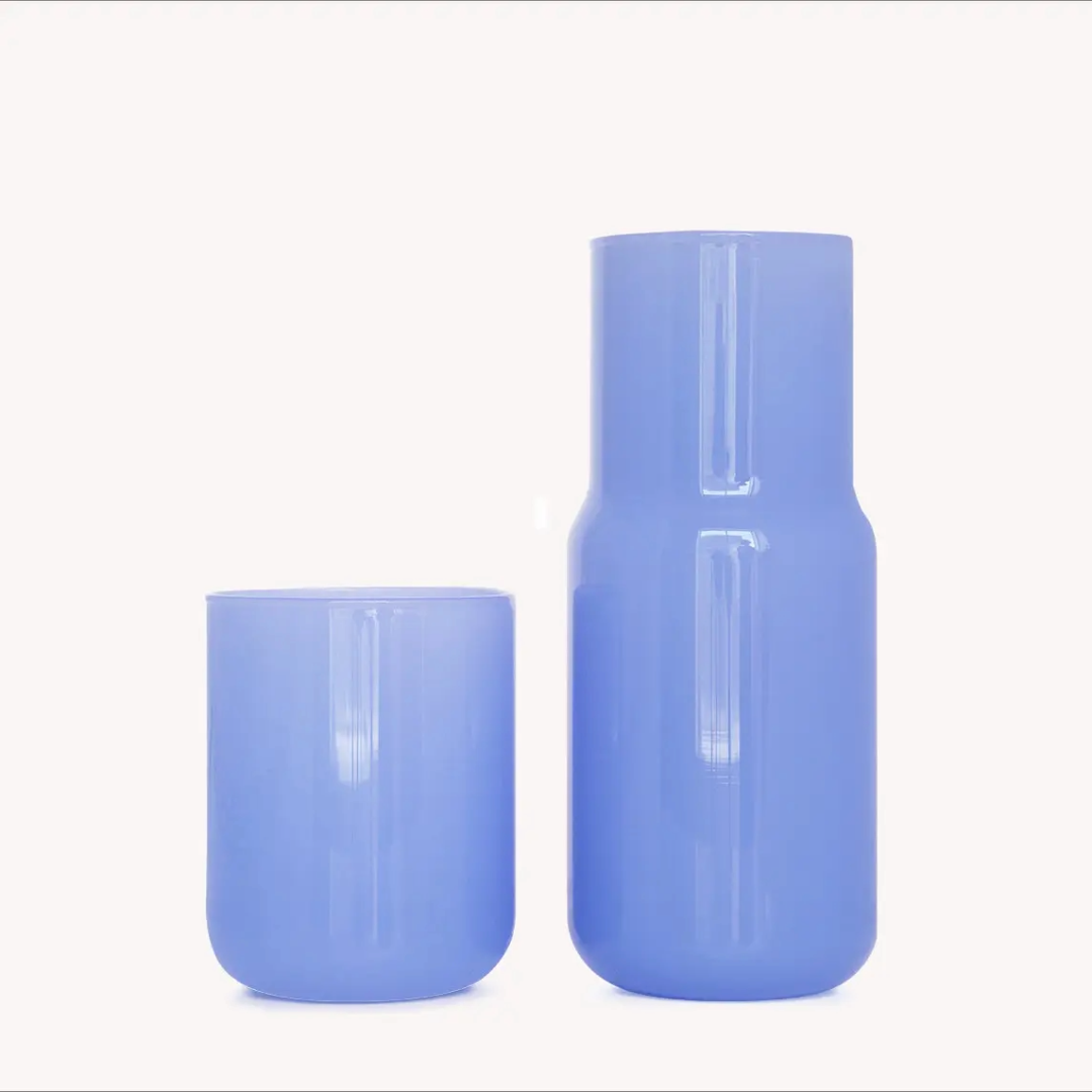 Tinted Glass Carafe, Colored, Scandi Style, Design, Decor, Gift Ideas, Summer
