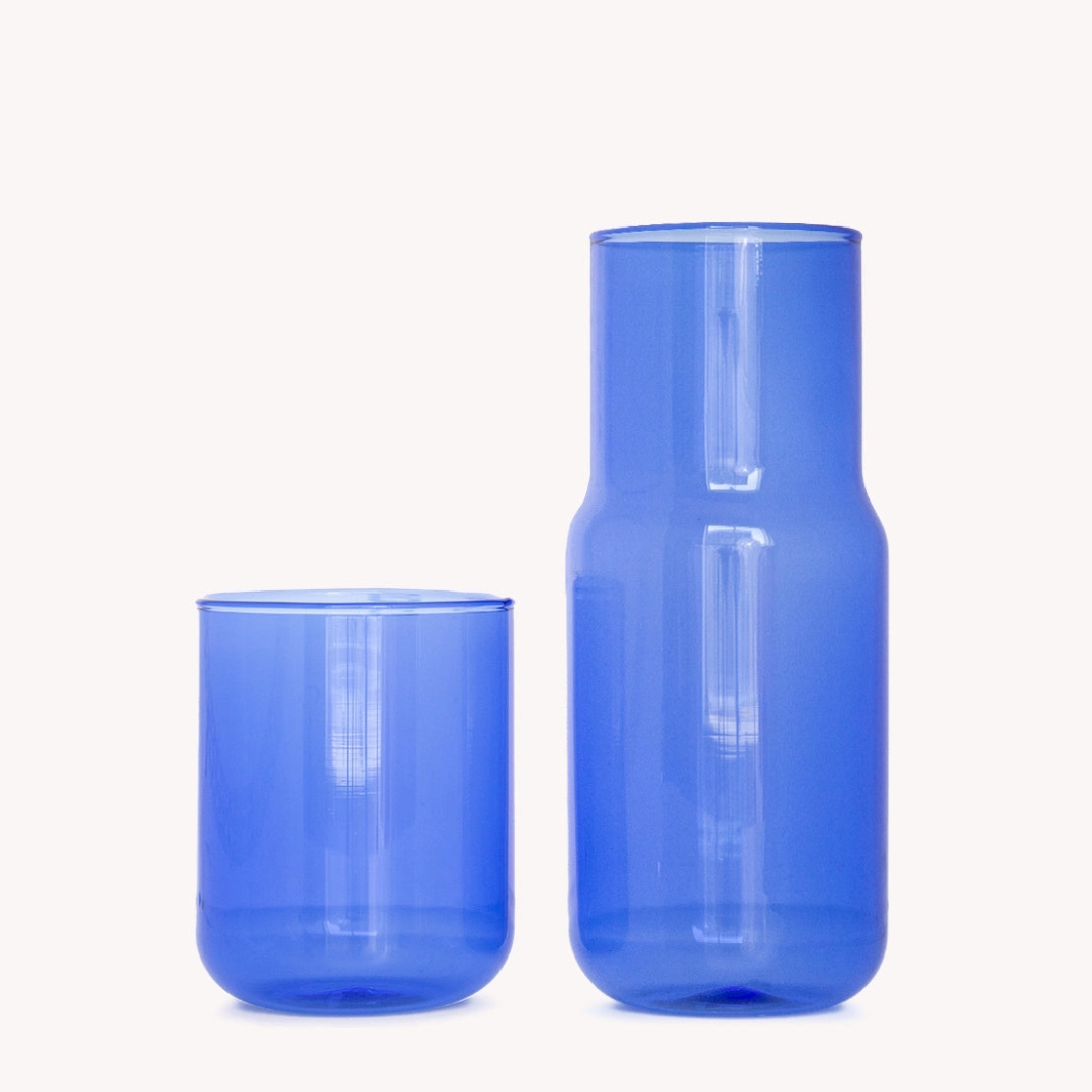 Tinted Glass Carafe
