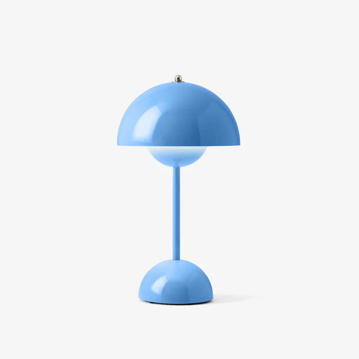 &Tradition Flowerpot Portable Table Lamp VP9 Swim Blue, Modern, Lighting, Decor, Table Lamp