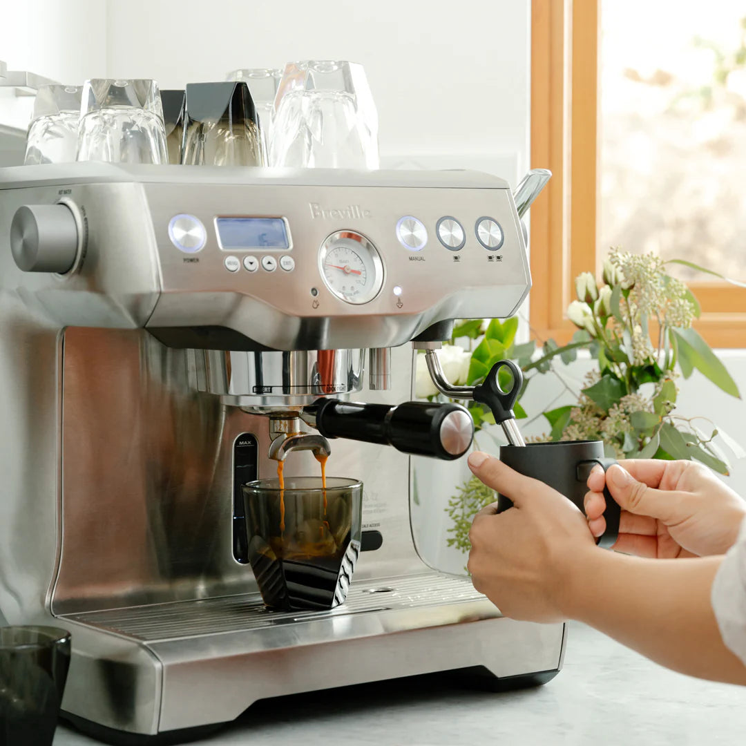 Vero is notNeutral's game-changing collection of glassware for specialty coffee. The collection offers a modern take on traditional bar glasses with technical improvements designed to elevate the experience of pouring and sipping coffee beverages. Their exaggerated facets, satisfying weight, and curved interiors (optimized for pouring latte art) have made them a favorite of coffee drinkers around the world.   