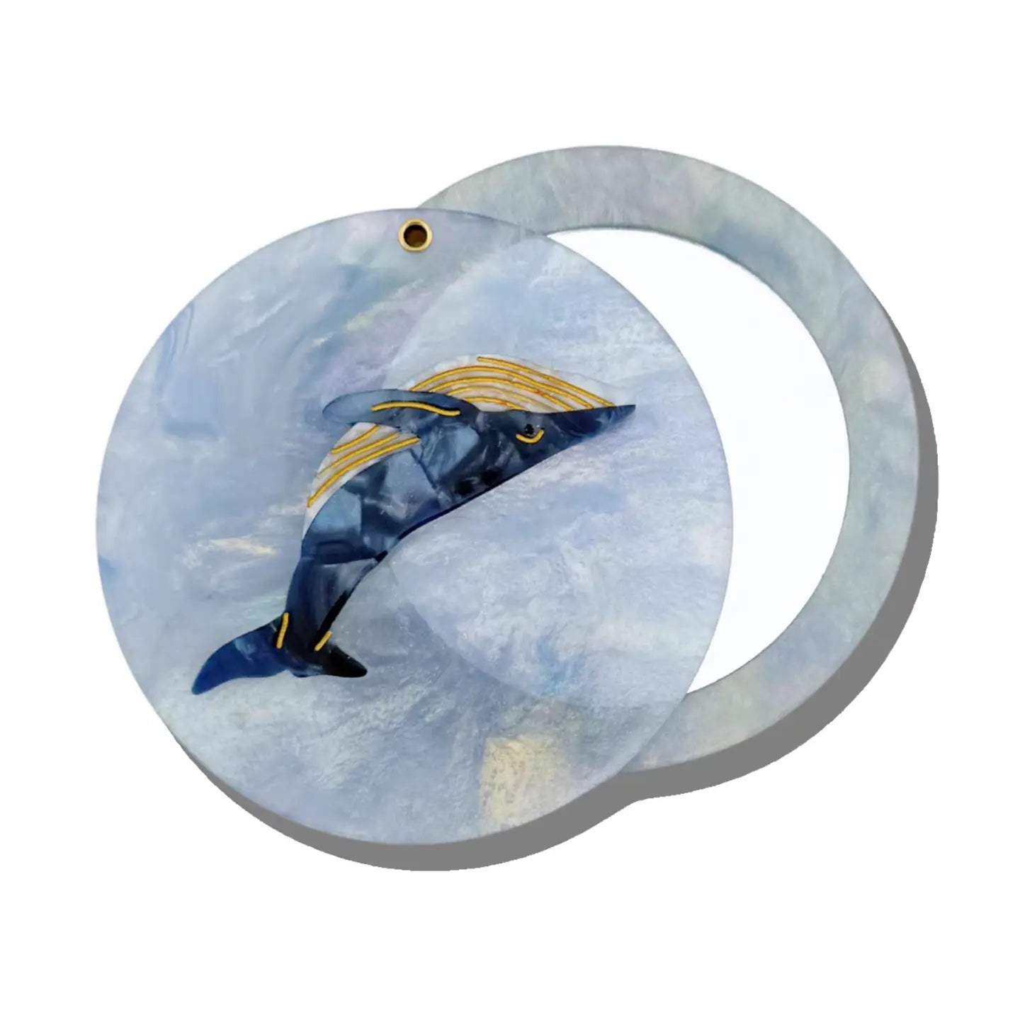 Hand-Painted Compact Mirror