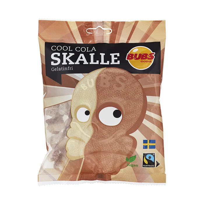 Bubs Cool Cola Skulls Super popular on the internet and the best cola sour flavor.