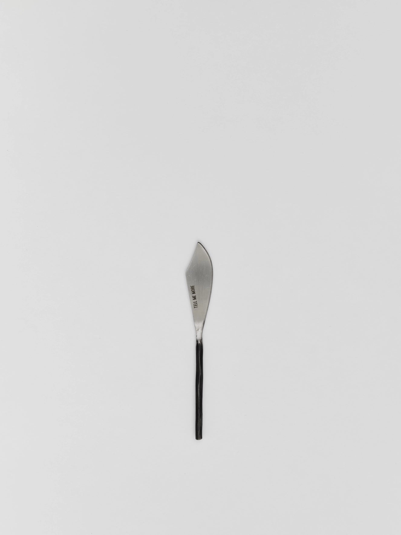 Tell Me More Steel Cheese and Butter Knife