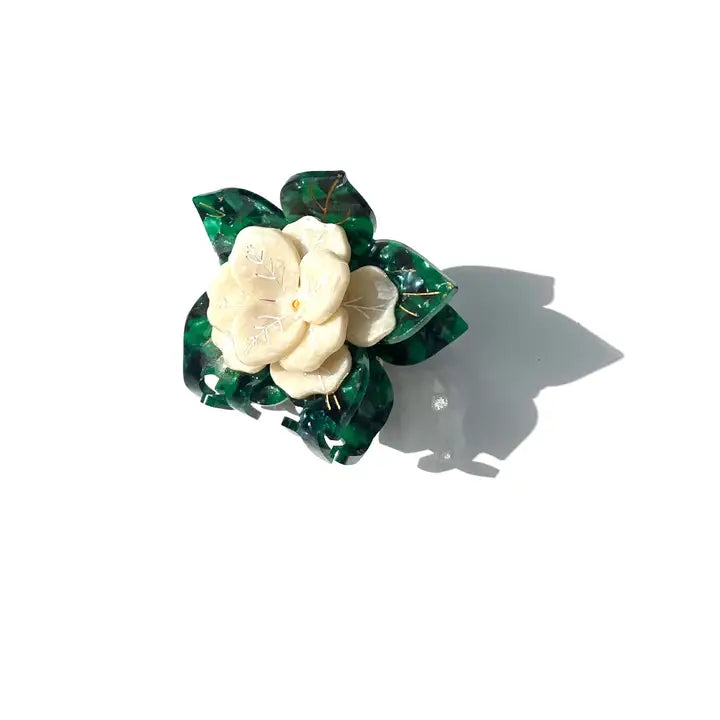 Hand Painted Claw Hairclips, Eco-Friendly, Scandi Design, Fun Hair Acessories, Poinsettia