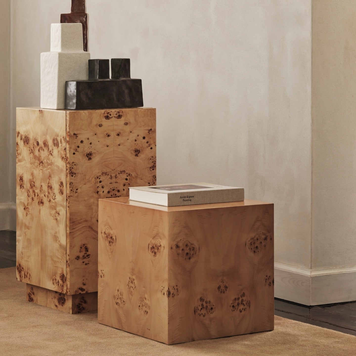 Ferm Living Burl Cube Side Table