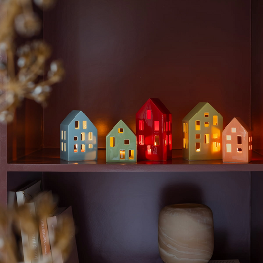 Nyhavn Tealight House, decor, ceramic, danish design