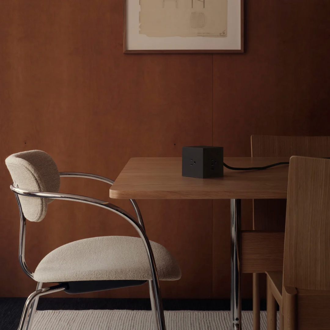 AVOLT Square 1, power strip, extension cord, modern, simple, high end, luxury, swedish, design
