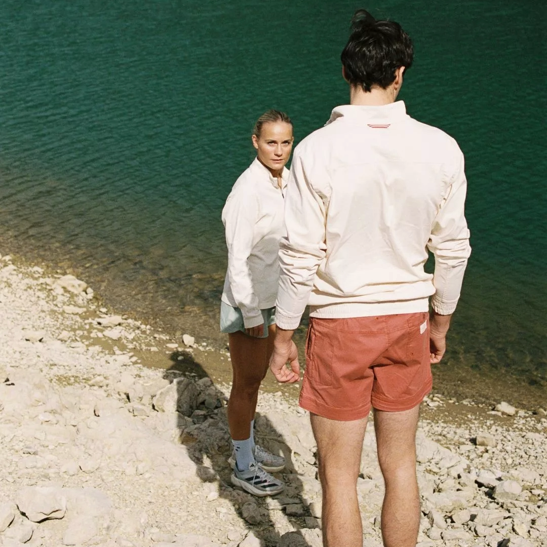 Amundsen Men's Ditch-Hiker Jacket, half zip, outdoor,hiking, red