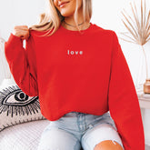 Love Sweatshirt Valentines Day Crewneck - Huset | Your house for modern Scandinavian living