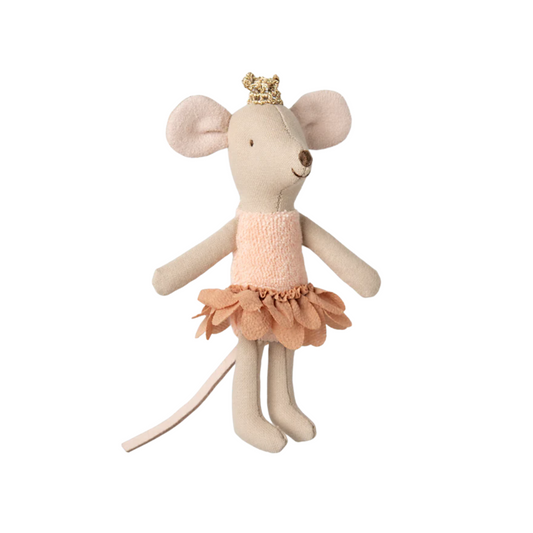 Maileg Little Sister Princess Mouse in Matchbox