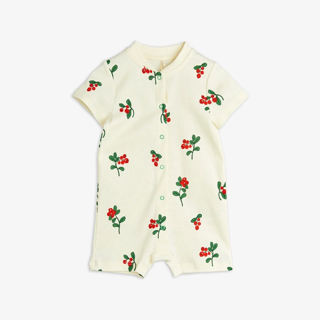Mini Rodini Lingonberries Baby Summer Suit