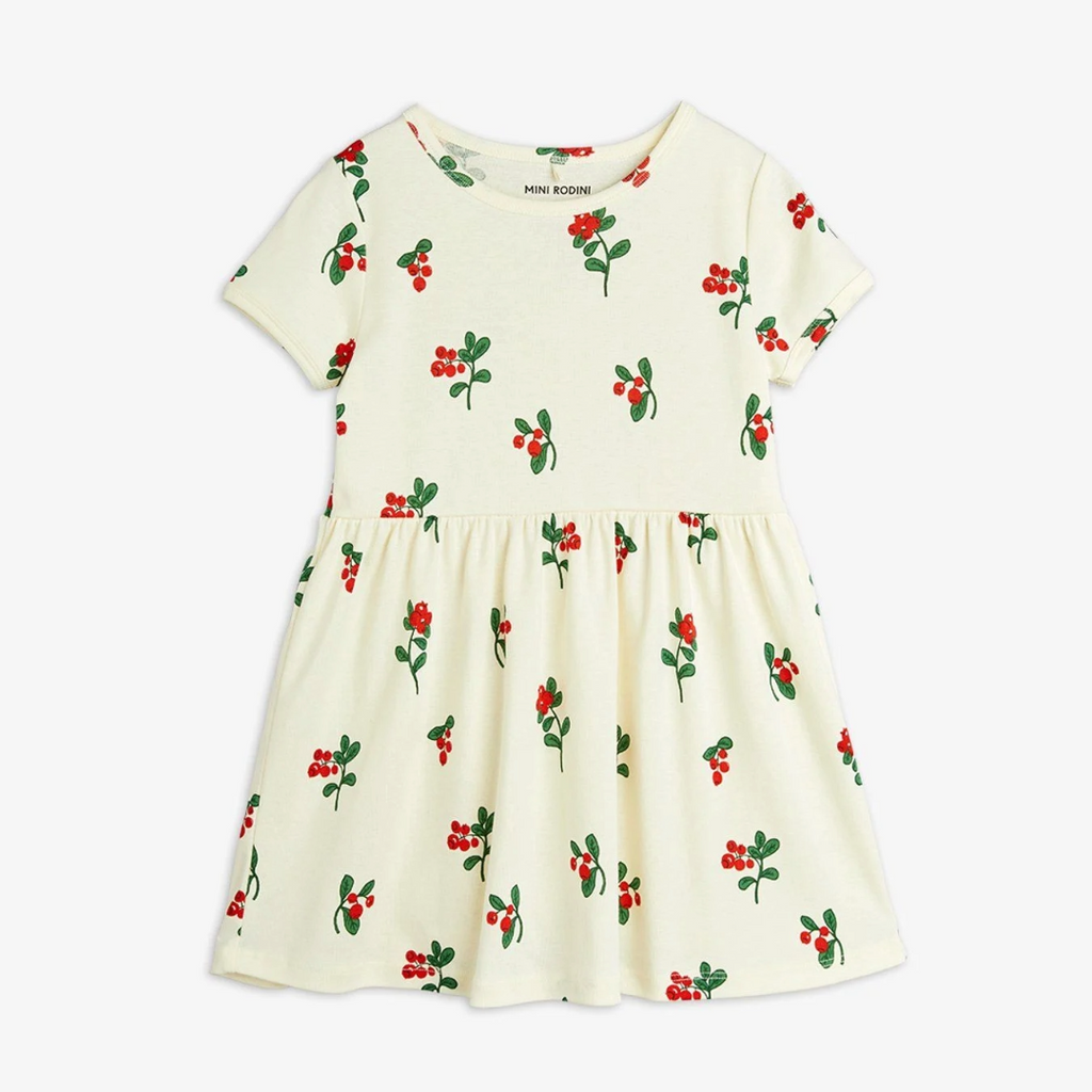 Mini Rodini Lingonberries Short Sleeve Dress