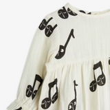 Mini Rodini Note Muslin Bodysuit