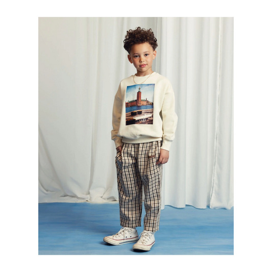 Mini Rodini Gingham Woven Trousers