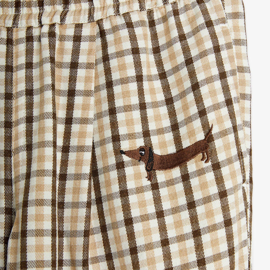 Mini Rodini Gingham Woven Trousers