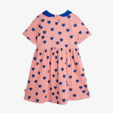 Mini Rodini Outlined Hearts Short Sleeve Dress