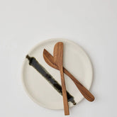 Tell Me More Teak Butter Knife Set