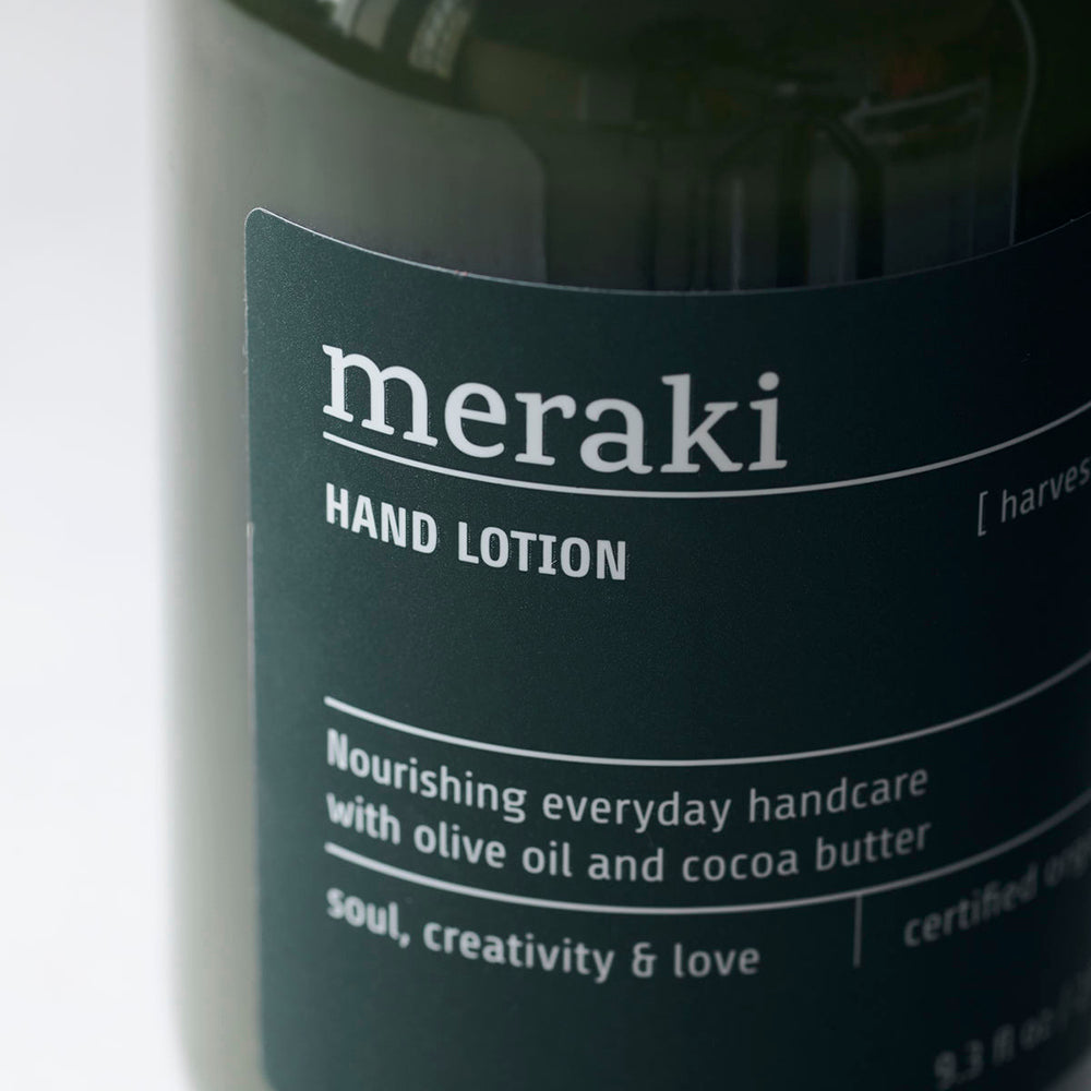 Meraki Hand Lotion, Huset Scandinavian Modern Living, Certified Organic