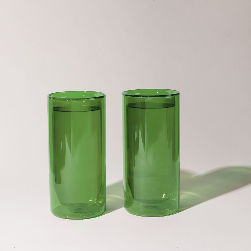 Yield Double-Wall 16 oz. Glasses - Set of 2, Huset Scandinavian Living