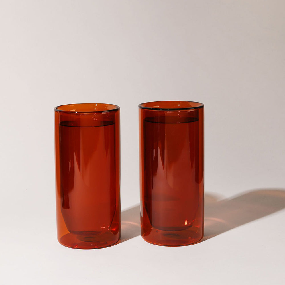 Yield Double-Wall 16 oz. Glasses - Set of 2, Huset Scandinavian Living
