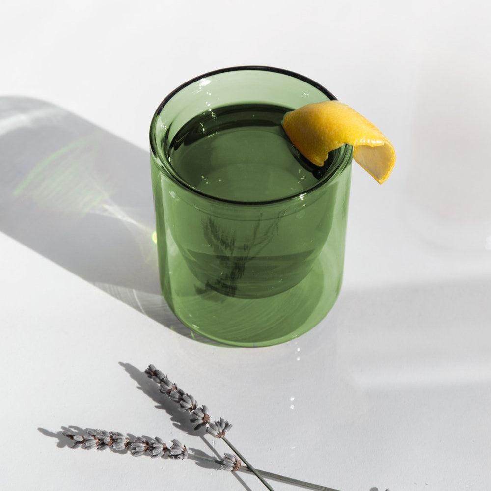 Yield Double-Wall Glasses - Set of 2, Hot Cold Glass, Modern Scandinavian Design Huset