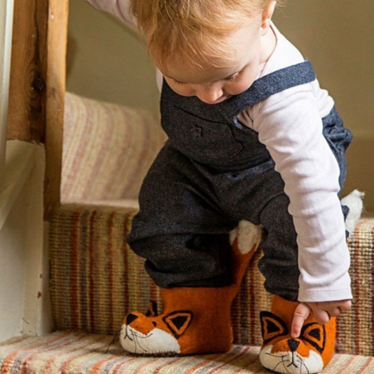 Sew Heart Woolen Slippers