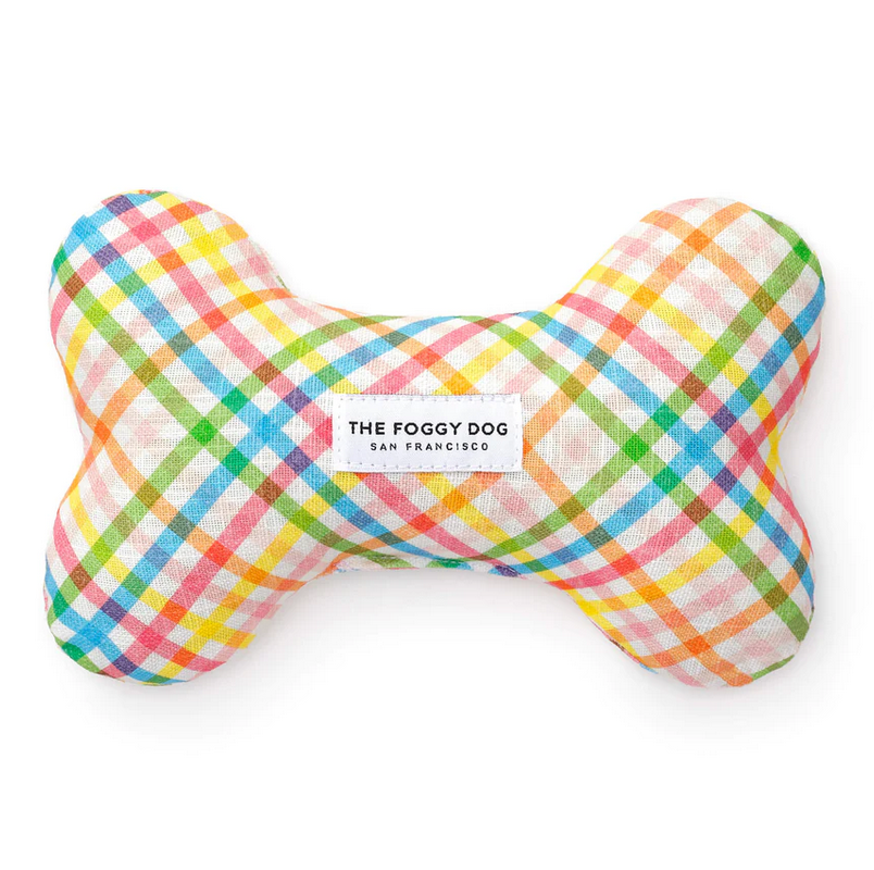 Foggy Dog Bone Squeaky Toy