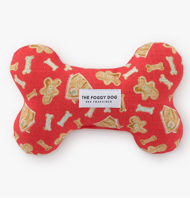 Foggy Dog Bone Squeaky Toy