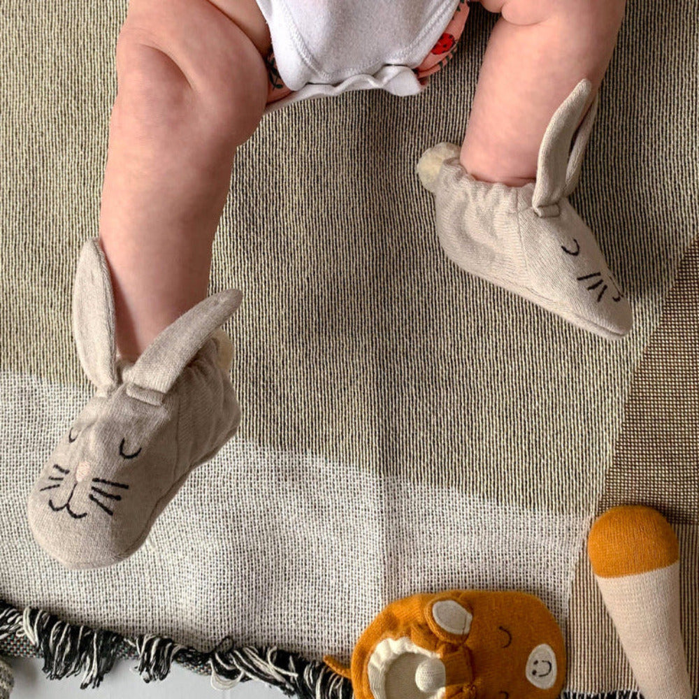 Sophie Home Cotton Knit Baby Booties