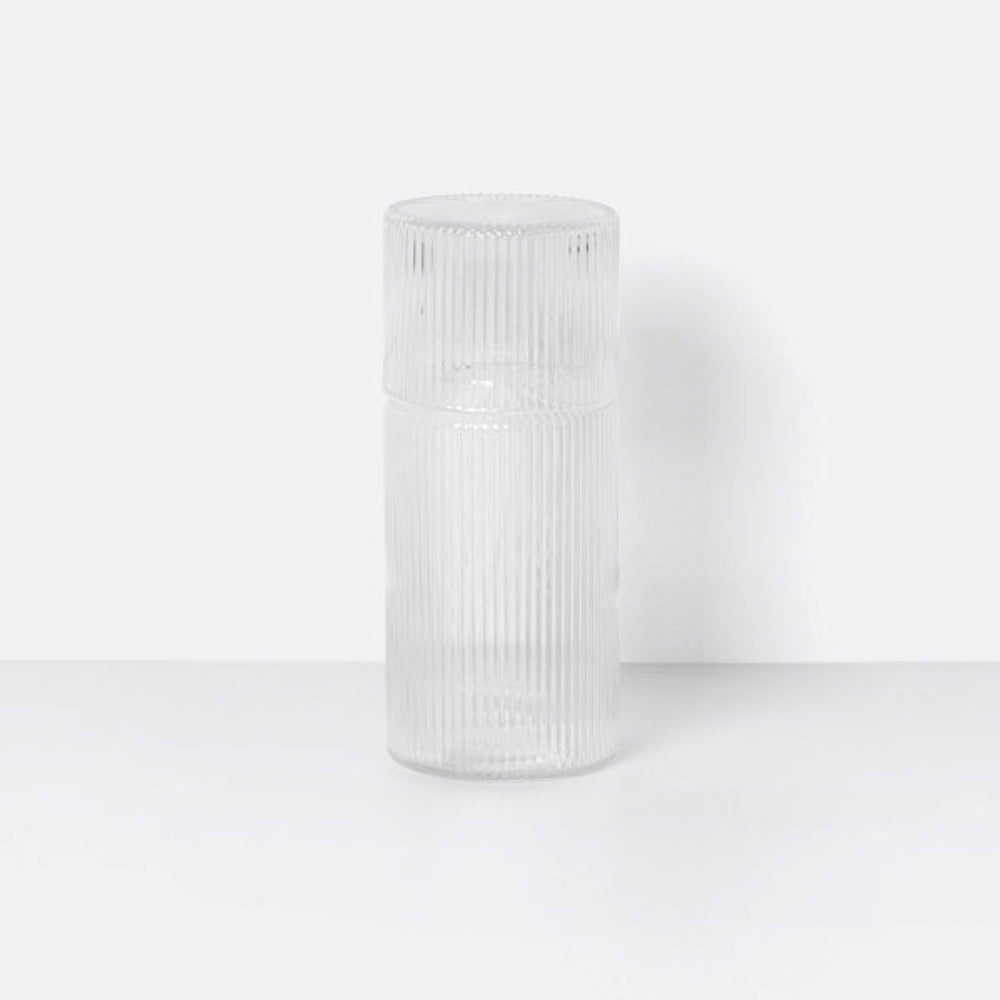 Ferm Living Ripple Carafe Set Small, Ferm Living, Huset | Modern Scandinavian Design