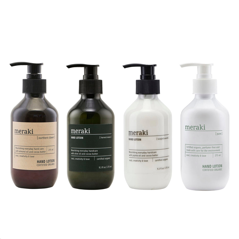 Meraki Hand Lotion, Huset Scandinavian Modern Living, Certified Organic