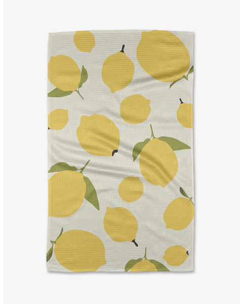 Geometry Fully Bloomed Kitchen Tea Towel