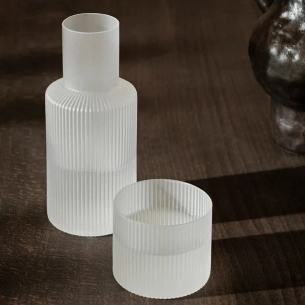 Ferm Living Ripple Carafe Set - Small 5