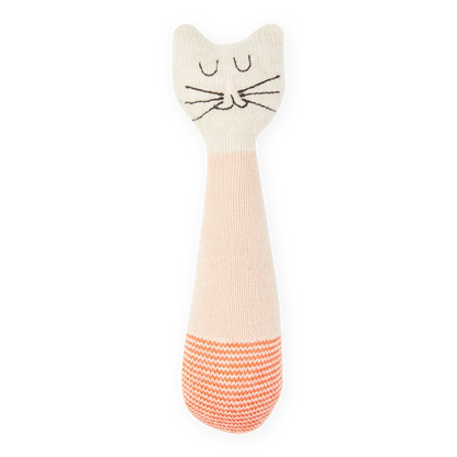Sophie Home Baby Rattles Animals Cat Pink
