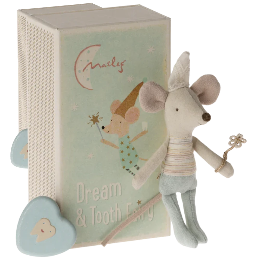 Maileg Tooth Fairy Mouse in Box Little Brother