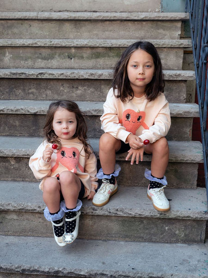 Mini Rodini Heart In Shoes Sweatshirt