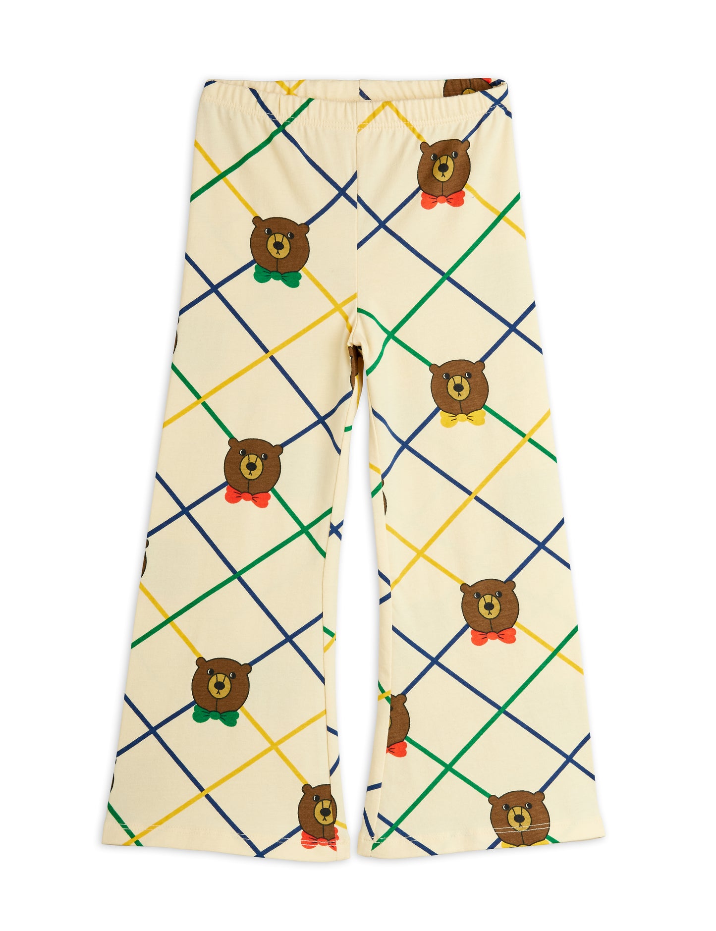 Mini Rodini Bear Check Flared Trousers