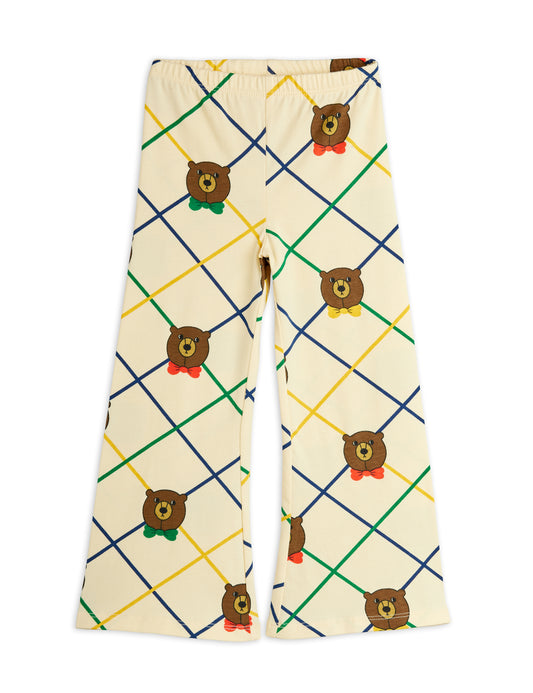 Mini Rodini Bear Check Flared Trousers