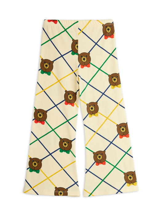 Mini Rodini Bear Check Flared Trousers