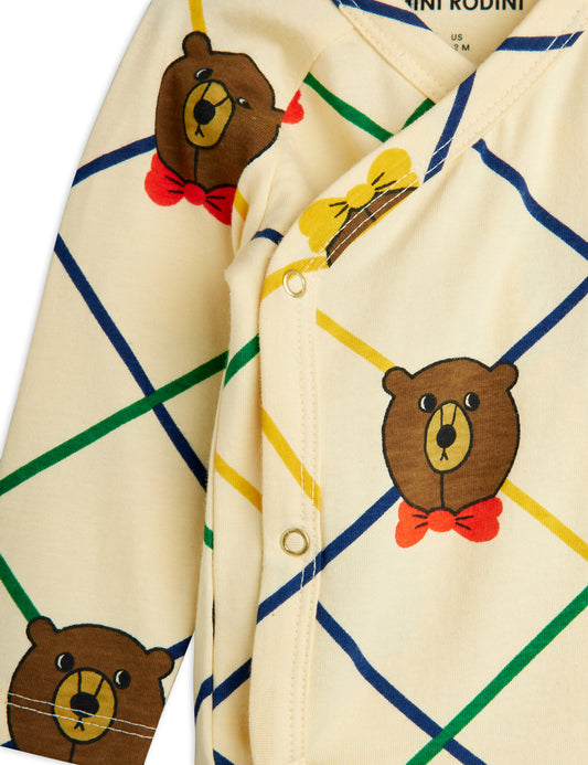 Mini Rodini Bear Check Baby Set