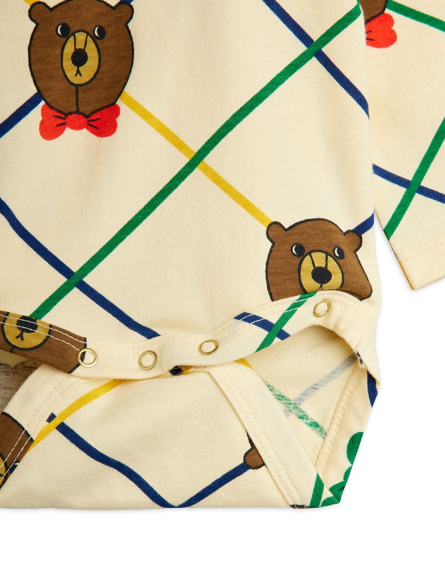 Mini Rodini Bear Check Baby Set