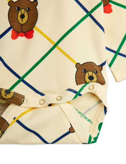 Mini Rodini Bear Check Baby Set
