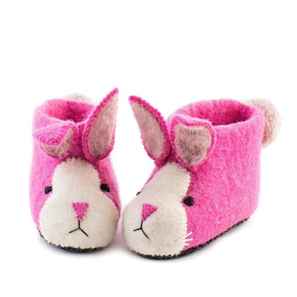 Sew Heart Woolen Slippers