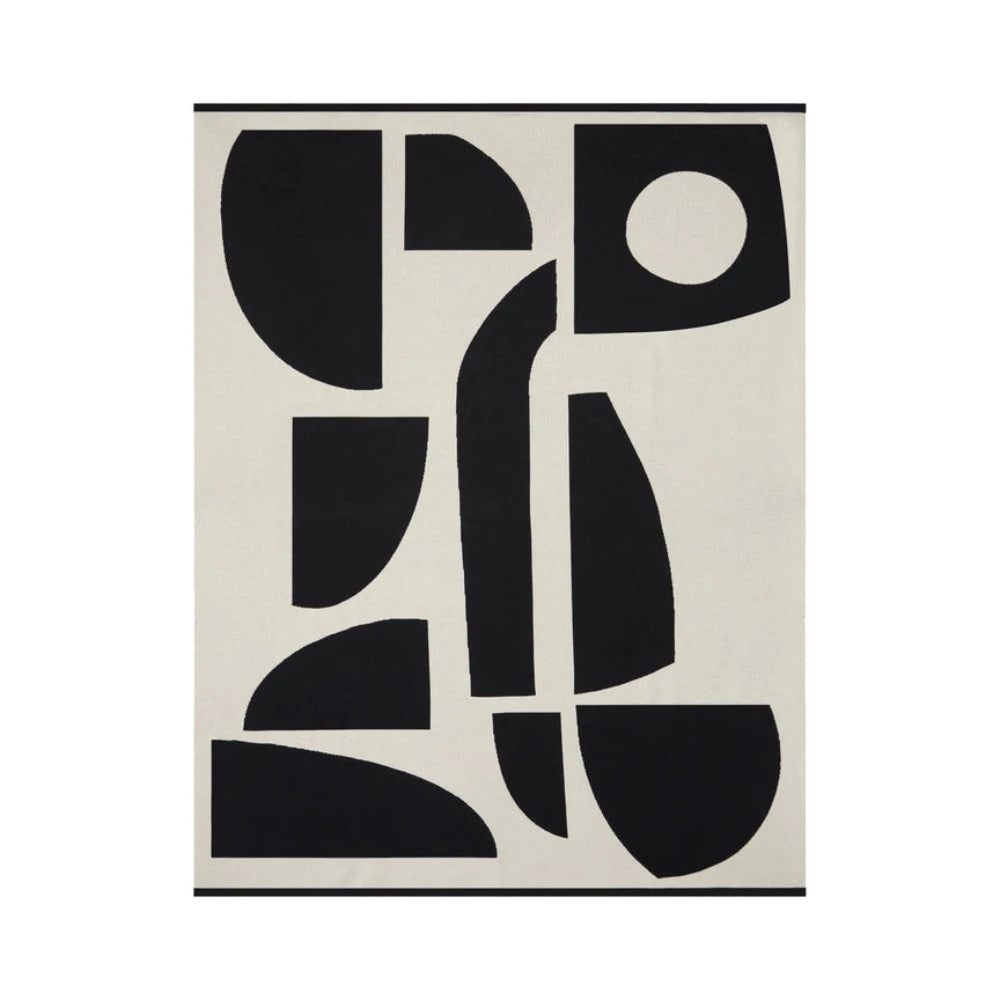 Sophie Home Stille Cotton Throw Blanket Mono