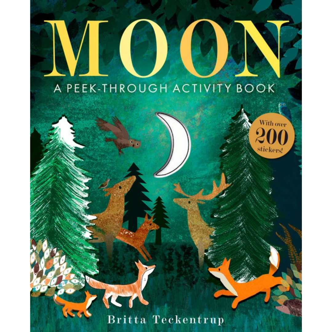 Peek-Through Activity Book, With word searches, puzzles, coloring activities, and mazes throughout, it’s a bright and engaging book that will keep little hands busy for hours.