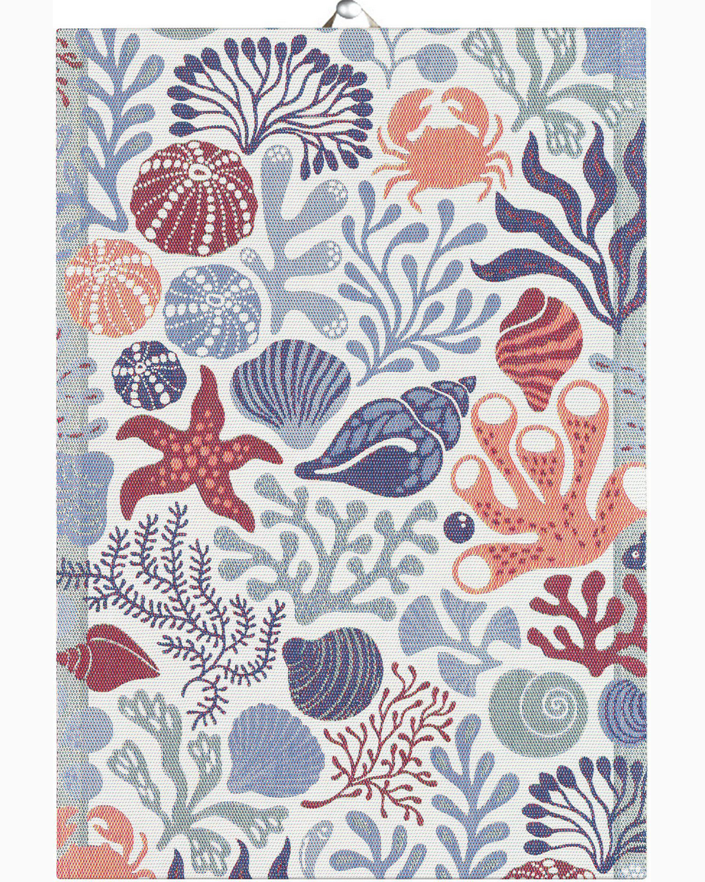 Ocean Tea Towel Shell Coral Ekelund