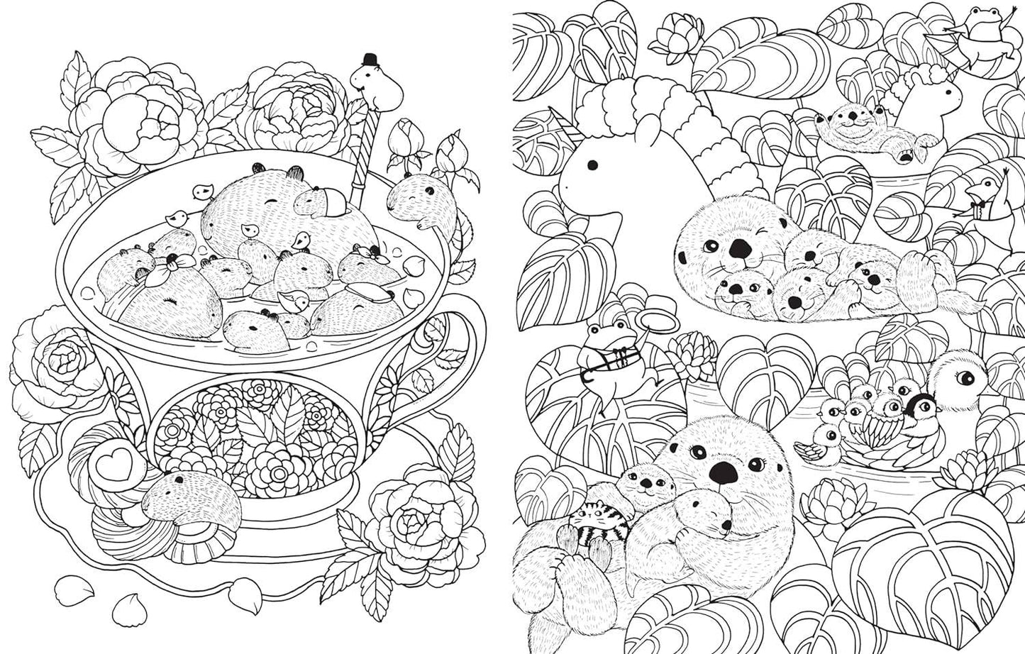 Filled with quirky, off-the-wall illustrations, Lulu Mayo's coloring book has over 30 spreads packed with baby rabbits, chicks, and capybaras. Her instantly recognizable style brings gentle fun and humor to each scene that kids and adults alike will love bringing to life with color. Trade Paperback Book; 7 x 9 inches; 64 pages.